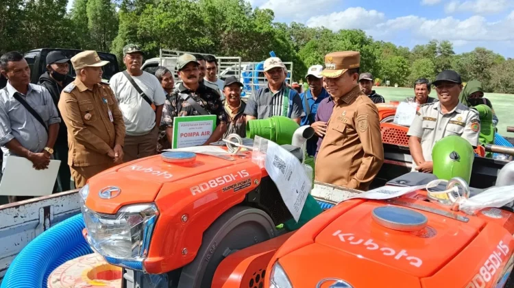 70 Pompa Air Disalurkan Bantu Petani Konsel Hadapi Kekeringan