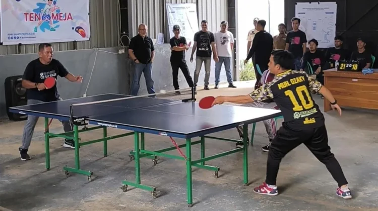 Semarak Hari Bhakti Postel ke-81, Balmon Kendari Gelar Pertandingan Tenis Meja