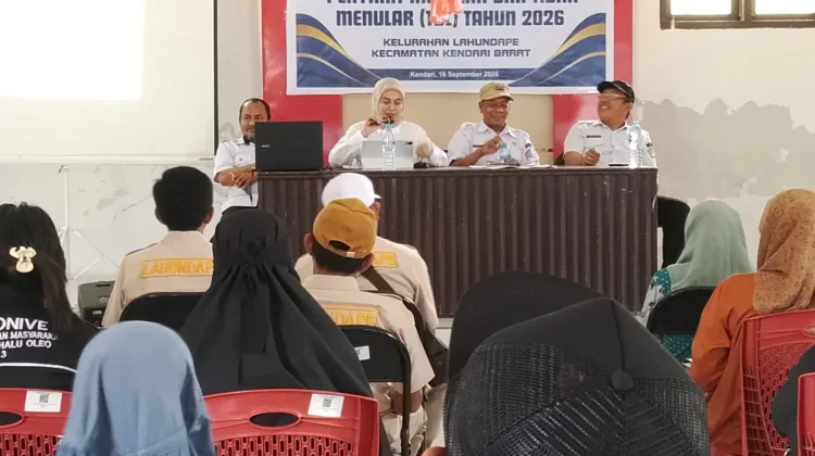 Dinkes Kota Kendari Gelar Sosialisasi Penyakit TBC di Kelurahan Lahundape