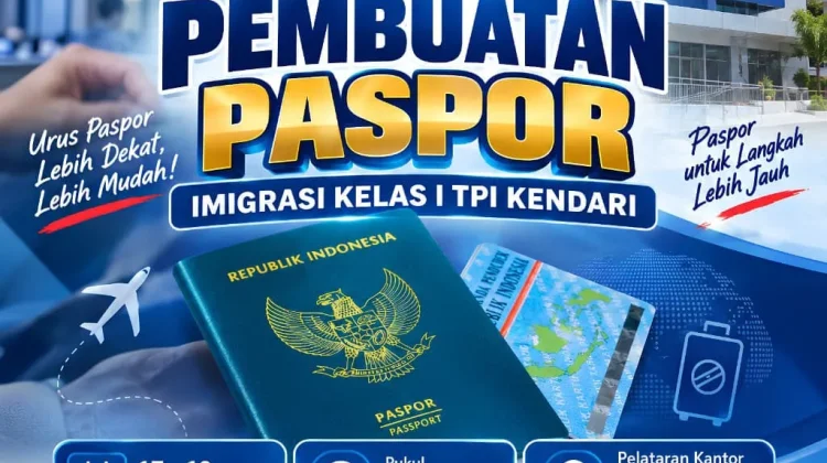 Imigrasi Kendari Hadirkan Layanan Paspor di RRI Fest 2026