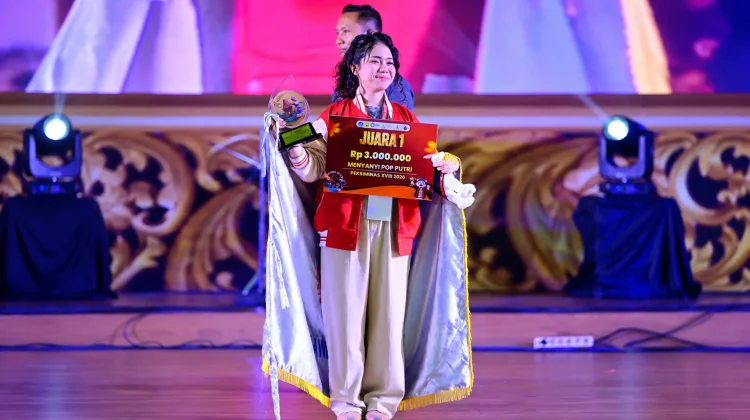 Wa Ode Iriani Raih Juara 1 Menyanyi Pop Putri PEKSIMINAS XVIII 2026