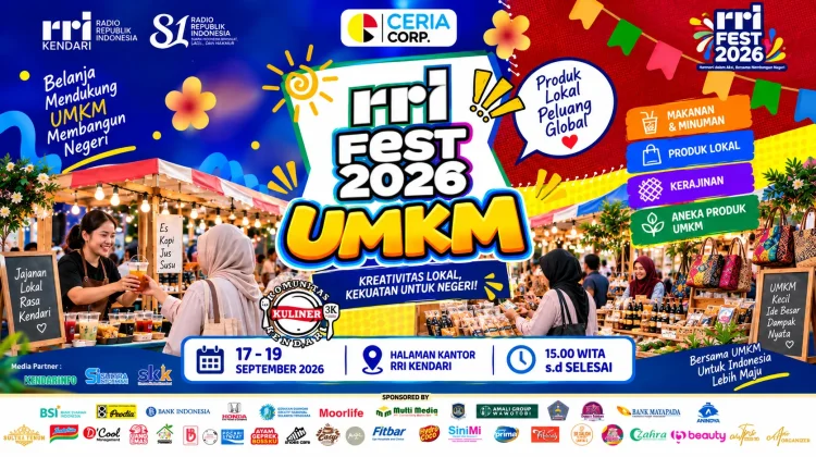RRI Fest 2026 Hadirkan Bazar UMKM, Dorong Produk Lokal Naik Kelas