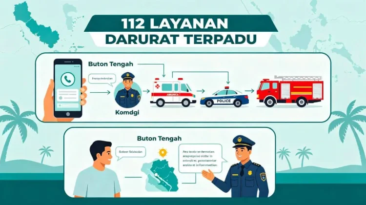 Sistem Layanan Darurat Terpadu 112 Diperkenalkan ke Masyarakat Buteng