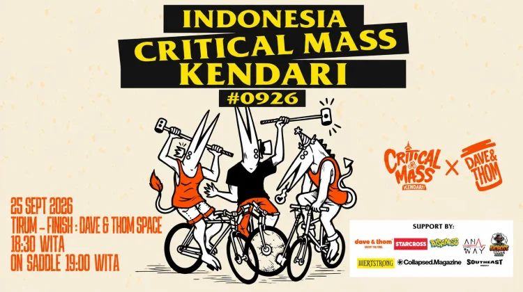 Indonesia Critical Mass #0926 Hadir di Kendari, Ajak Warga Kendari Bersepeda