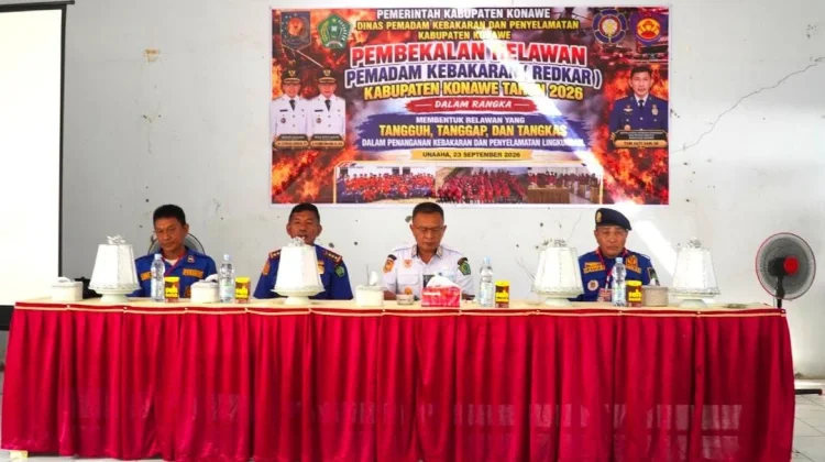 Pembekalan Redkar Konawe Perkuat Kesiapsiagaan Penanganan Kebakaran