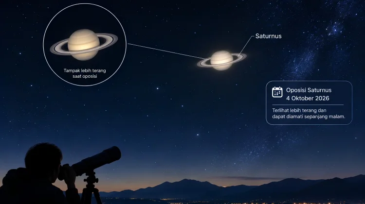 Saturnus Oposisi hingga Draconids Hiasi Langit Oktober