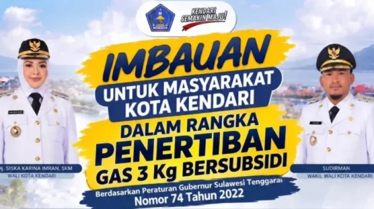 Pemkot Kendari Tertibkan Penjualan LPG 3 Kg