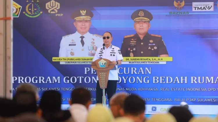 Gotong Royong Bedah Rumah Sasar 200 Hunian bagi Warga Sultra