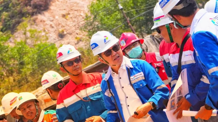 Bupati Kolaka Tinjau Lokasi Pembangunan Kantor Elnusa Petrofin