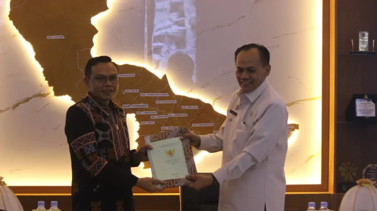 Kanwil Ditjenpas Sultra Terima Hibah Tanah Lima Hektare dari Pemkab Konawe