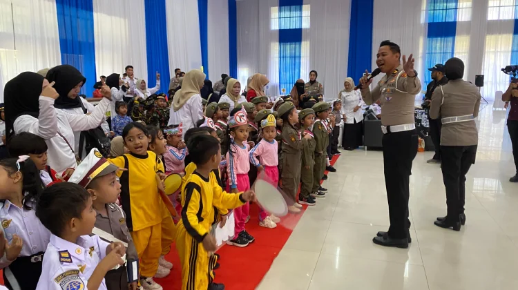 Ditlantas Polda Sultra Edukasi Keselamatan Lalu Lintas sejak Dini