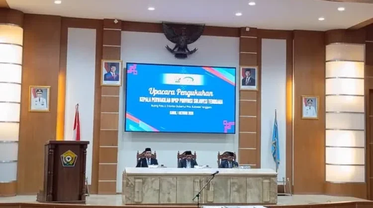 Sekda Koltim Hadiri Pengukuhan Kepala Perwakilan BPKP Sultra