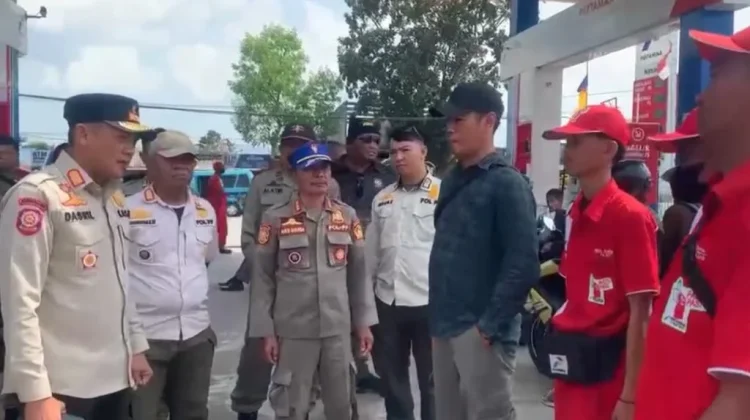 Satpol PP Kendari Sidak SPBU THR Terkait Dugaan Penyalahgunaan QR Code BBM
