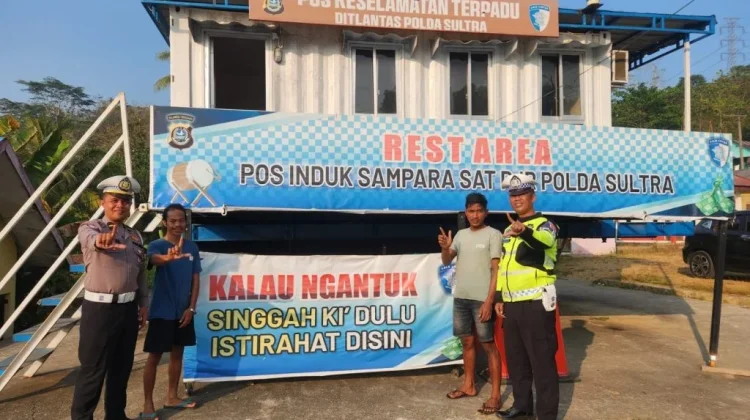 Pos PJR Induk Sampara Beri Ruang Istirahat bagi Pengemudi