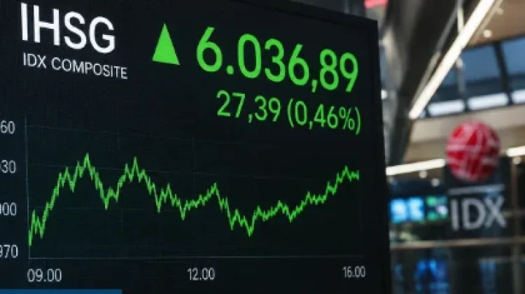 IHSG Naik 0,46 Persen, namun Masih Melemah Secara Mingguan