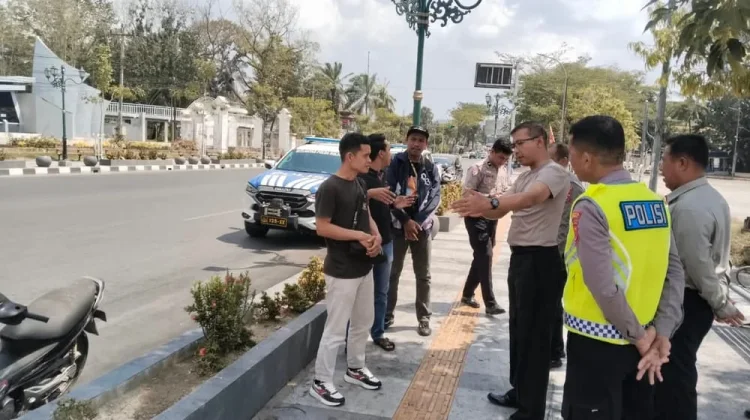Ditlantas Polda Sultra Survei Lintasan Road Race di Tugu MTQ