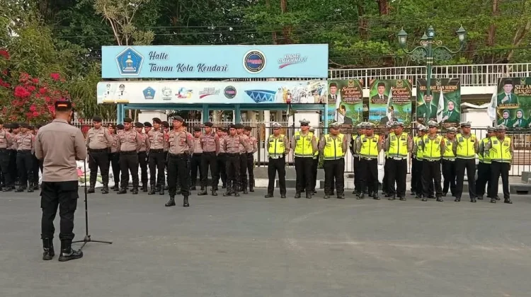 Road Race Tugu MTQ Dipersiapkan, Ditlantas Polda Sultra Kawal Keselamatan