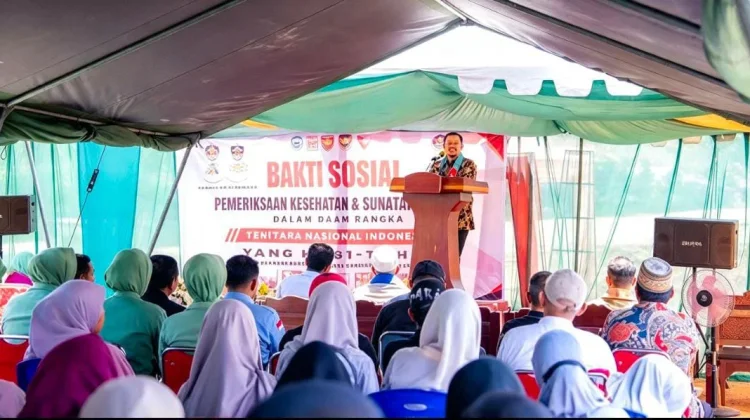 Bupati Buteng Buka Baksos Kesehatan di HUT ke- 81 TNI