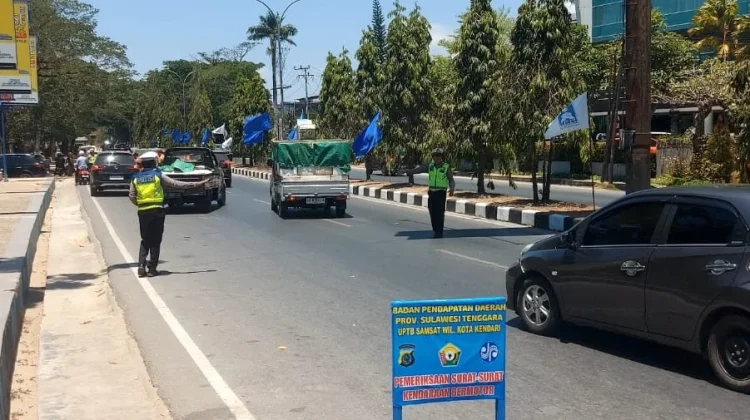 Ditlantas dan Bapenda Sultra Dorong Tertib Pajak Kendaraan