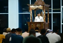 Wagub Sultra Hugua Safari Ramadhan di Masjid Al Alam