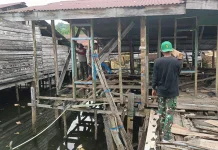 Satgas TMMD ke-127 Kendari Renovasi Rumah Warga