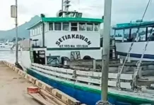 KLM Setia Kawan GT 105 Tenggelam Diperairan Bambaea