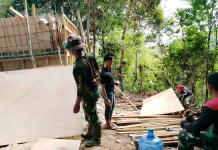 Satgas TMMD 127 Kendari Pacu Pembangunan Fasilitas Air Sambuli
