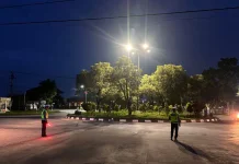 Cegah Balap Liar, Ditlantas Polda Sultra Gelar Patroli Subuh