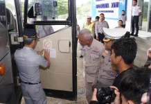 Dirlantas Polda Sultra Pantau Rampcheck di Terminal Puuwatu