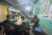 Ditlantas Polda Sultra Gelar Sahur Bersama Ojek Online