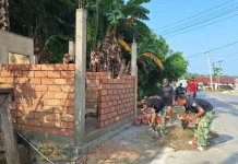 Satgas TMMD ke-127 Kendari Pacu Pembangunan MCK di Sambuli