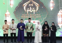 Juara Qurani di Panggung PTQ ke-55