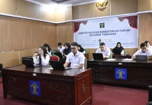 Sepuluh Pegawai  Kemenkum Sultra Ikuti Ujian Penyesuaian Kenaikan Pangkat