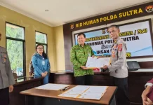 Perkuat Sinergi Informasi, Polda Sultra Gandeng Insan Pers