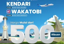 FlyJaya Promo Tiket Kendari - Wakatobi