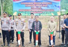 Polres Koltim Gelar Penanaman Jagung Serentak Dukung Swasembada Jagung Nasional