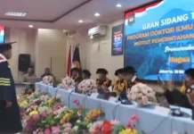 Wagub Hugua Raih Gelar Doktor di IPDN