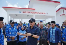 Gubernur Sultra Tinjau Kampung Nelayan Merah Putih di Butur