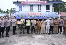 Kapolda Sultra Tinjau Langsung Pospam di Konawe