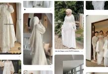 Outfit Lebaran Serba Putih Tren Lagi