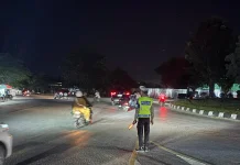 Patroli Ditlantas Sultra Sasar Titik Rawan Kota Kendari
