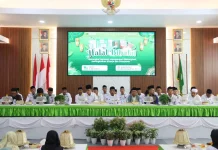 Merangkai Harmoni dalam Halal Bihalal Kemenag Sultra