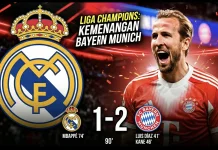 Bayern Munich Curi Kemenangan 2-1 atas Real Madrid di Bernabeu