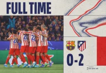 Atletico Madrid Tundukkan Barcelona 2-0 di Camp Nou