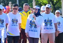 IKA PMII dan KONI Kendari Gelar Olahraga Bersama