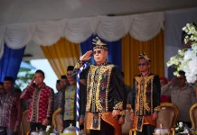 Gubernur Sultra Hadiri Upacara HUT ke-13 Kabupaten Konawe Kepulauan