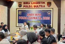 Bidkeu Polda Sultra Evaluasi Kinerja Anggaran TA 2025