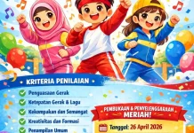Lomba Senam Anak Indonesia Hebat Warnai Hardiknas 2026