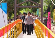 Wakapolri Resmikan Jembatan Dhira Brata di Sulawesi Tenggara