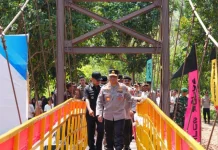 Wakapolri Resmikan Jembatan Perintis Dhira Brata